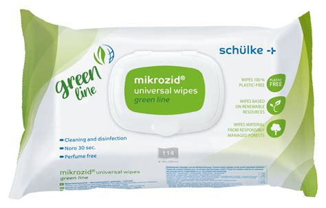 SCHÜLKE MAYR mikrozid universal wipes green line meddax24 de