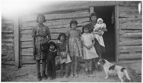 File Typical Chippewa Indian Home Turtle Mountain Res North Dakota