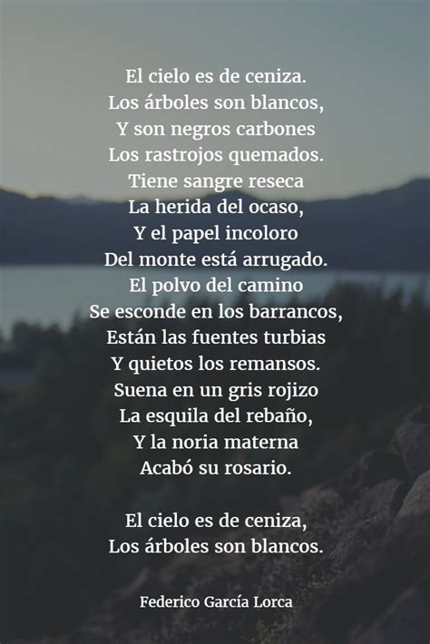 Los mejores poemas de FEDERICO GARCÍA LORCA Versos