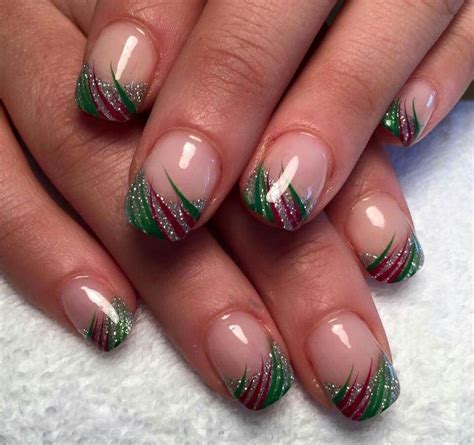 50 Modern Christmas Nails Ideas Nail Tip Designs Christmas Gel Nails Holiday Nail Designs