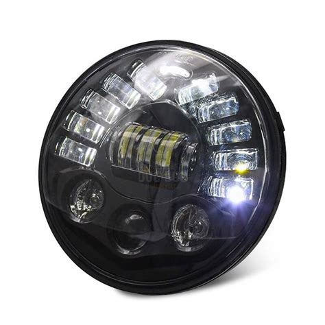 7 Inch 90 Watts Led Headlight For Royal Enfield Classic Standard Electra Models Dug Dug