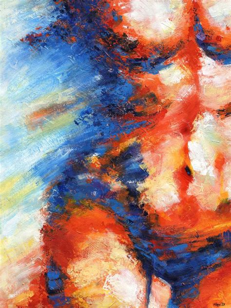 Beautiful Naked Woman Body Sexy Erotic Sensual Nude Painting By Olga Kovalenko Saatchi Art