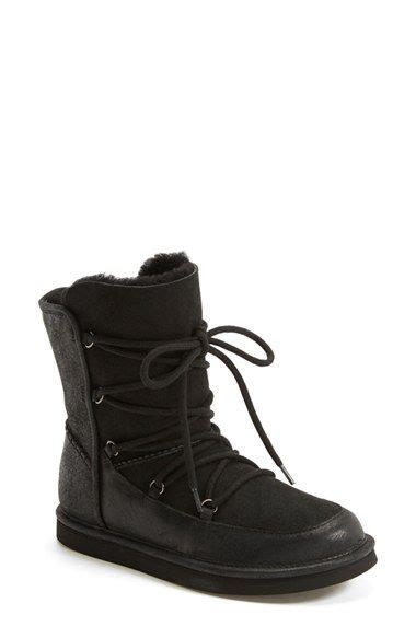 Ugg® Lodge Water Resistant Lace Up Boot Women Boots Lace Up Boots All Weather Boots