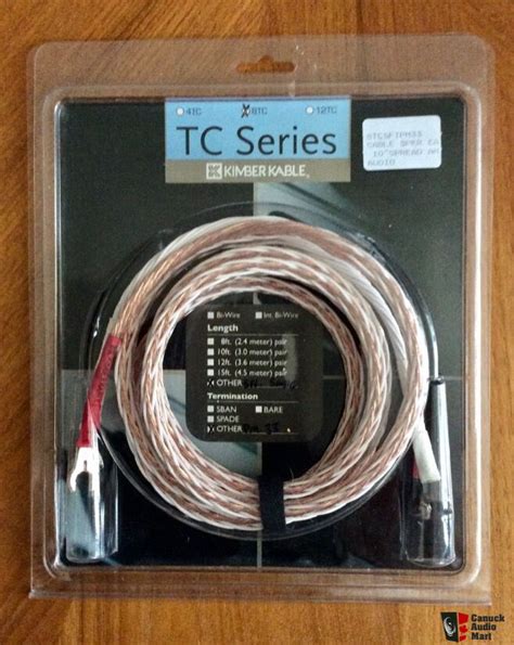 Three Kimber Kable Tc Series Tc Speaker Cables Terminated With Spade