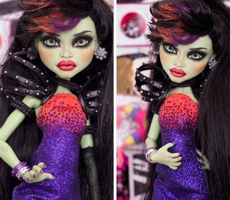 Custom Monster High Dolls Custom Dolls Doll Repaint Ooak Halter