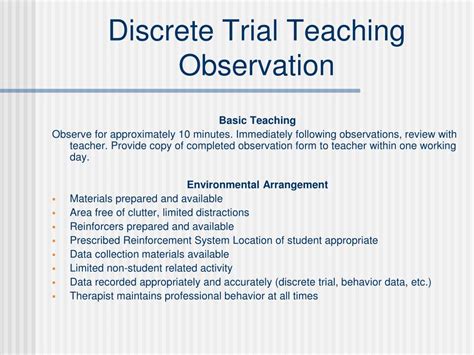 Ppt Discrete Trial Teaching Powerpoint Presentation Id 643039