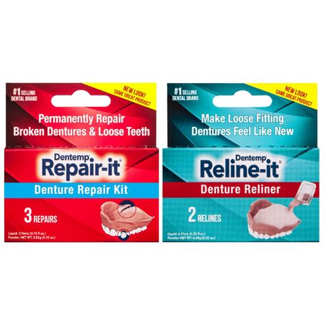 Amazon Dentemp Repair It Denture Repair Kit Reline It Denture