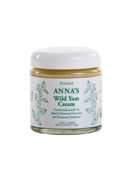 Annas Wild Yam Cream 100g Annas Farm — Santos Organics