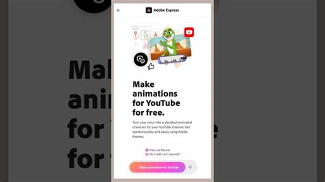 Create Free Animations From Your Voice Using Adobe Express Youtube