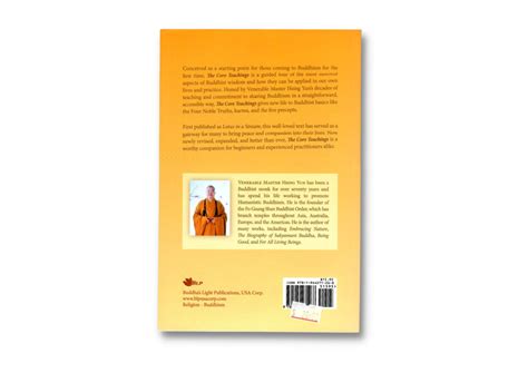 The Core Teachings Essays In Basic Buddhism Hsing Yun Education