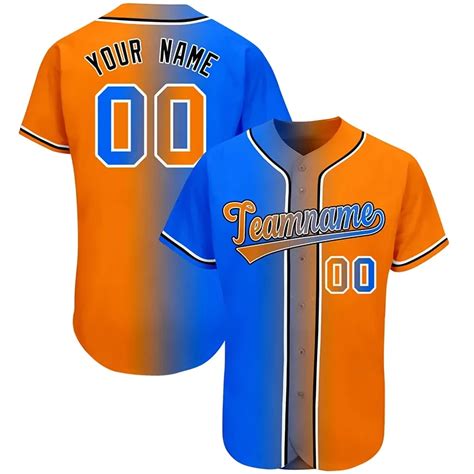 Custom Sublimated Team Name Logo Number Printing Sports Baseball Wear