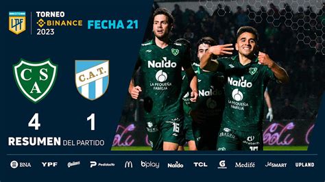 Torneobinance 2023 Fecha 21 Resumen De Sarmiento A Tucumán