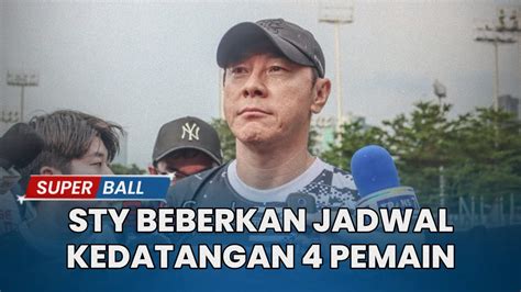 Shin Tae Yong Beberkan Jadwal Kedatangan 4 Pemain Abroad Yang Absen Di