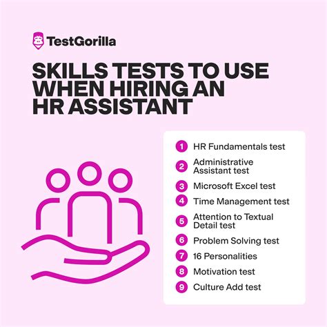 Essential Skills For Hr Assistants Testgorilla