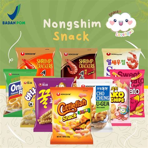 Jual Nongshim Snack Korea Nong Shim Crackers Chips All Variant