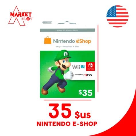 Tarjeta Nintendo E Shop Us Market Play Bolivia