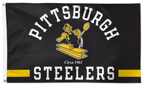 Pittsburgh Steelers Flag 3x5 Classic | Steelers flag, Pittsburgh ...