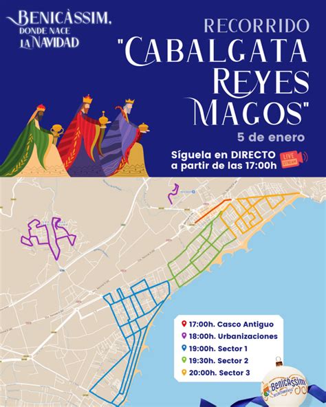 As Ser El Recorrido De La Cabalgata Itinerante De Los Reyes Magos