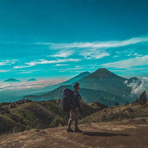 Hiking At Prau Mountain Banteng