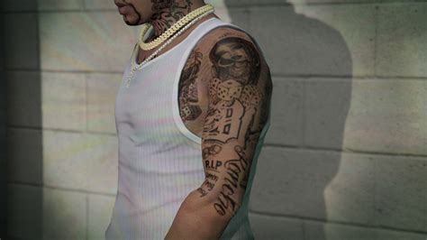 Ballas Tattoos For MP Male GTA5 Mods