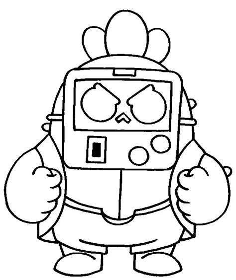 8 Bit Brawl Stars Kleurplaat Brawl Stars Coloring Pages Download And Print Brawl Stars