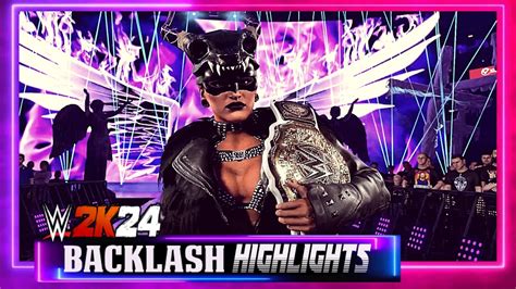 WWE BACKLASH HIGHLIGHTS WWE 2K24 Universe Mode Community Created