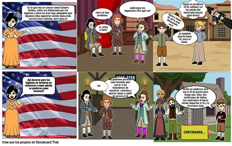 13 Colonias Una Historia Por La Libertad Storyboard