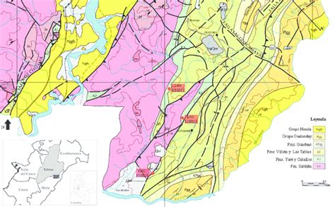 Ubicaci N Geogr Fica Y Mapa Geol Gico De Las Formaciones Yav