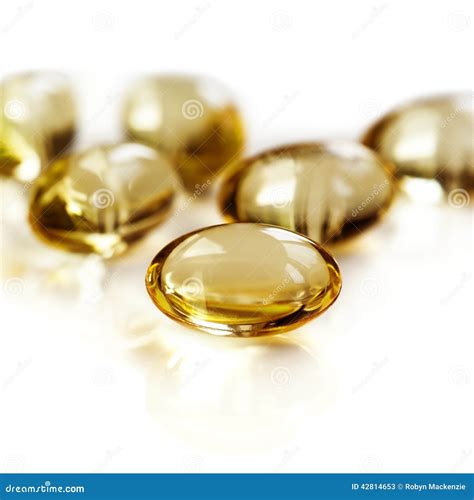 Gel Capsules Isolated Stock Image Image Of Background 42814653