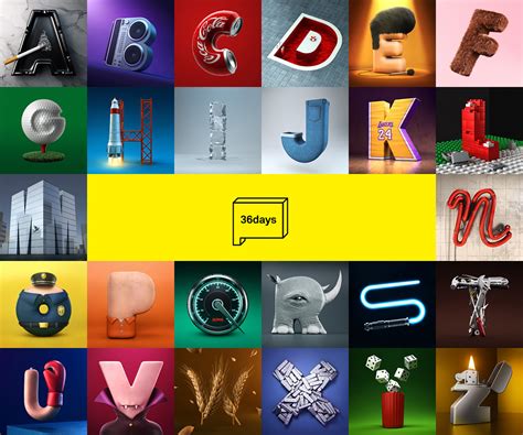 36 Days Of Type Alphabet Behance