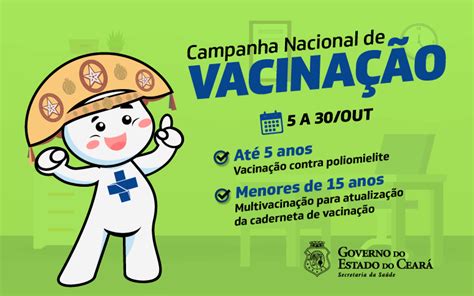 Campanha de Vacinação contra a Poliomielite e Multivacinação começa