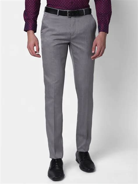 Buy Inspiro Men Slim Fit Solid Trouser Satr R F Online