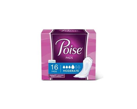 Poise Moderate Absorbency Incontinence Pads