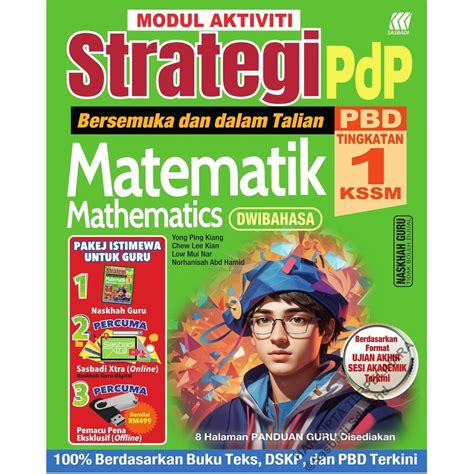 Sasbadi 2024 Modul Aktiviti Strategi PDP Matematik Bilingual