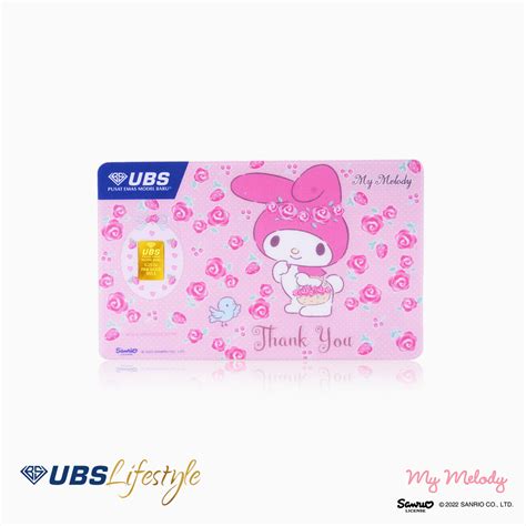 Ubs Sanrio My Melody Thank You Gr Ubslifestyle Perhiasan Emas