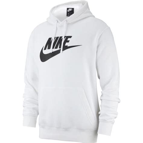 Nike Hoodie Nsw Club Weiß Schwarz Unisportstore De