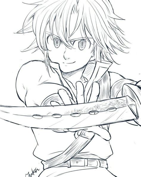 Dibujo De Meliodas Nanatsu No Taizai Amino™ Amino