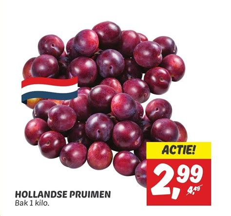 HOLLANDSE PRUIMEN Bak 1 Kilo Aanbieding Bij Dekamarkt