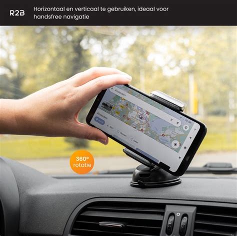 R2B Telefoonhouders Auto Zuignap Compact Geschikt Voor Raam