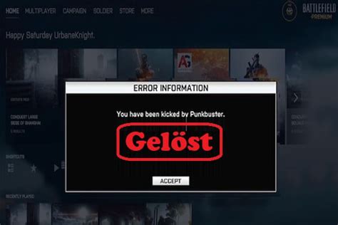 So Beheben Sie Battlefield 4 Von PunkBuster Gekickt MiniTool