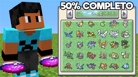 Eu Completei 50 Da Pokedex No Minecraft Pixelmon Youtube