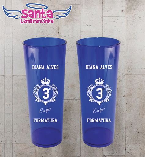 Copo Long Drink Formatura Terceir O Personalizado Cod