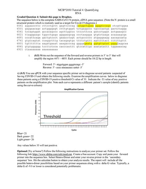 MCB 2050 Tutorial 2 Seminar Assignment MCB 2050 Tutorial 4