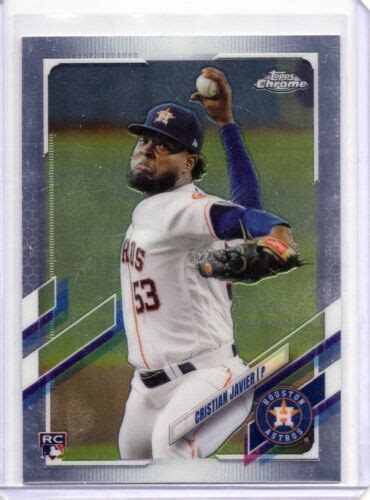 2021 Topps Chrome Baseball 92 Christian Javier RC Houston Astros