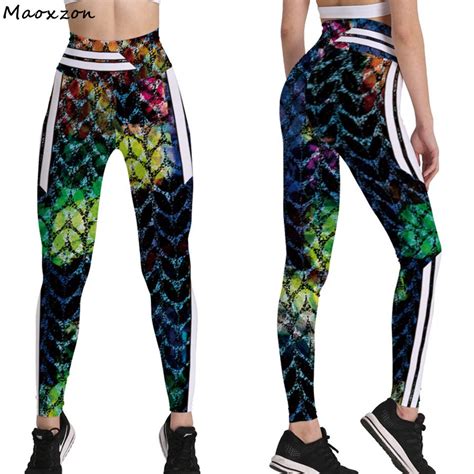 Maoxzon Womens Fashion High Waist Fitness Slim Pleated Hips Leggings