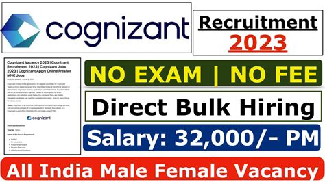 Cognizant Recruitment 2023 Work From Home Jobs Cognizant Jobs For