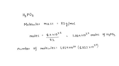 Solved How Many Atoms Of Hydrogen Are There In X Molecules Of