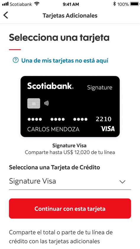 Tarjetas Adicionales Scotiabank Perú