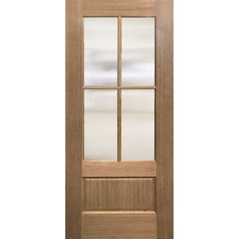 Knockety Unfinished Mahogany Wood Slab Front Entry Door Reviews Wayfair