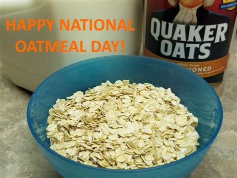 Happy National Oatmeal Day! – Holiday Deals and More.com